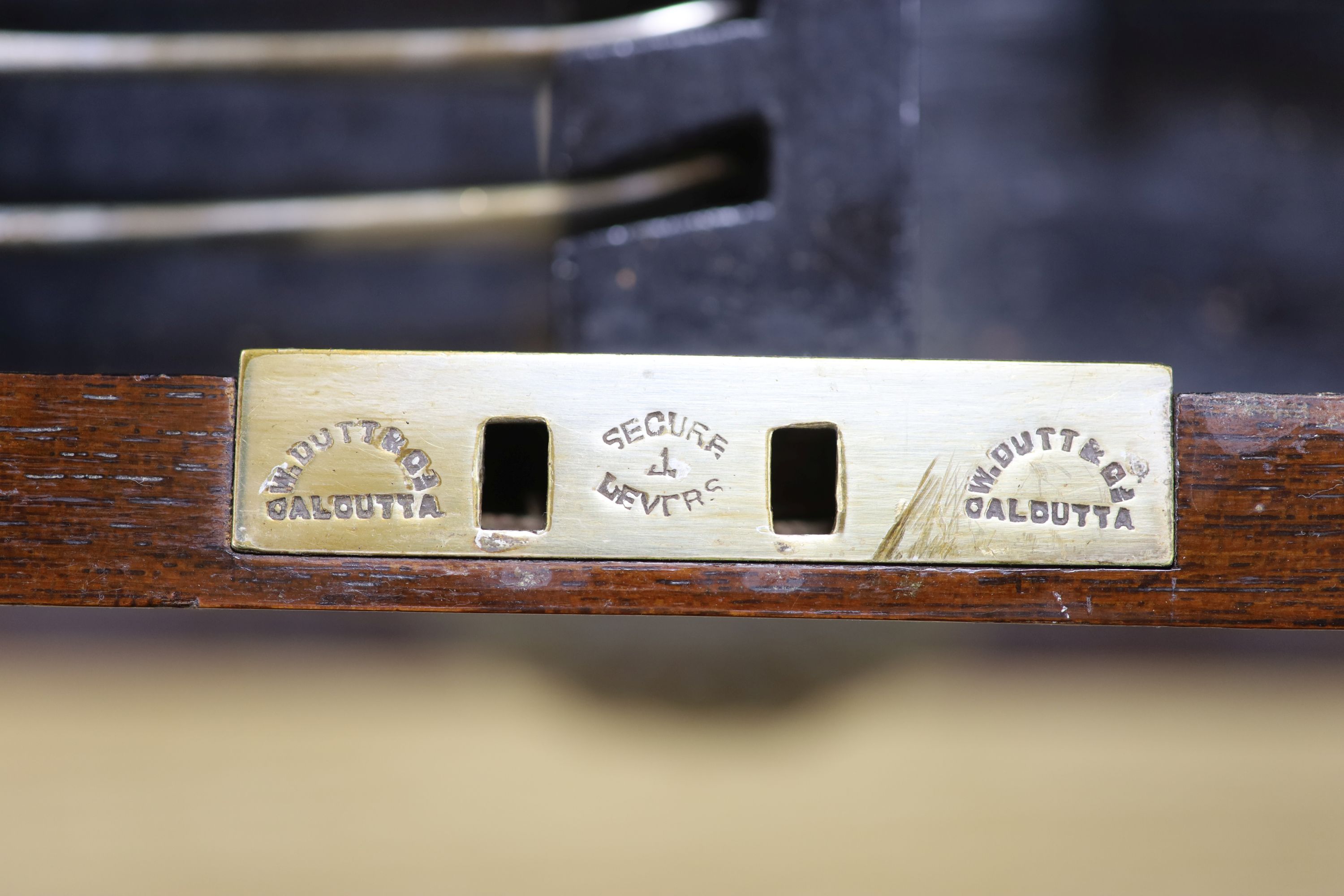 A Victorian Cooke & Kelvey mahogany cased canteen of plated flatware